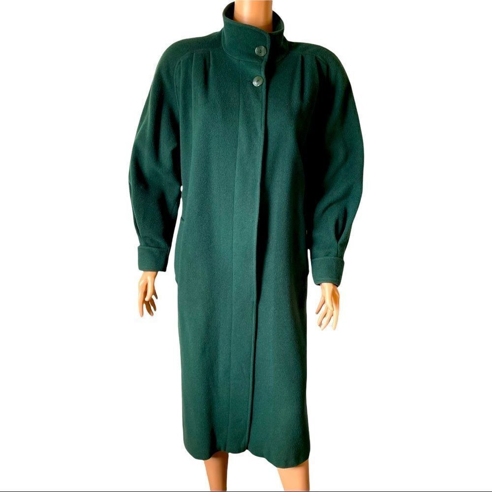 Ashley Scott Vintage 💯% Wool Trench Coat Petite SP